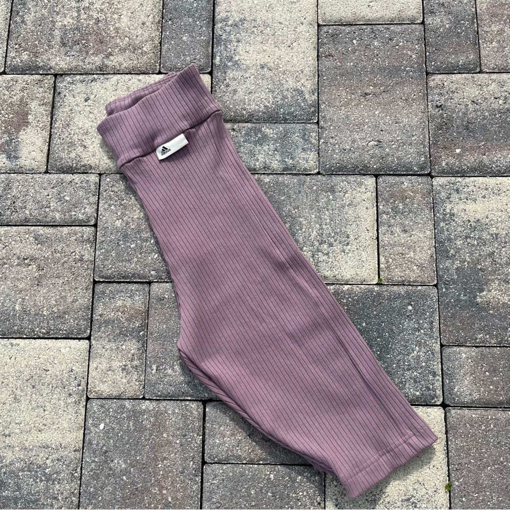 Adidas Short Ribbed Leggings
